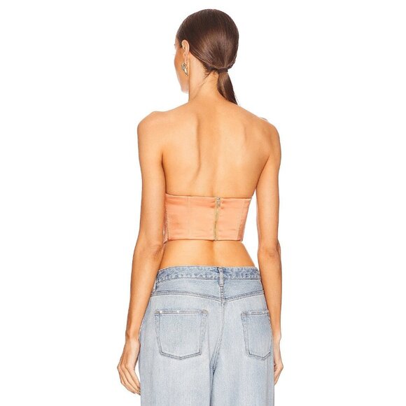 Camila Coelho Cassandra Corset in Peach - Picture 3 of 5